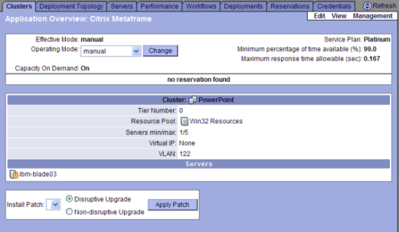 A common application definition with Tivoli Intelligent Orchestrator