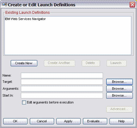 Launch Dialog