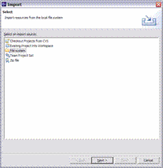 A wizard dialog box will pop up and guide you through the file importing process