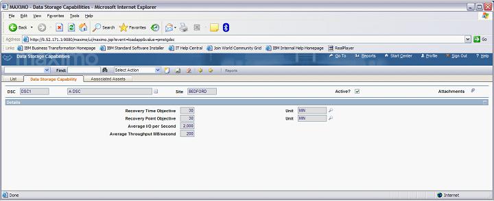 Properties of a DSC